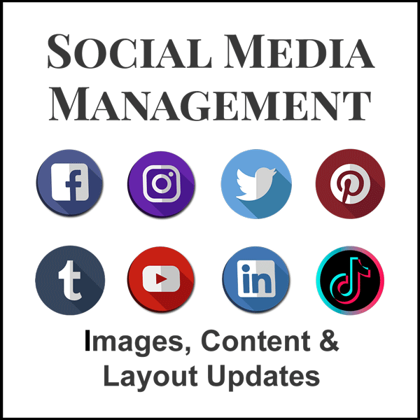 social media page management shop page image