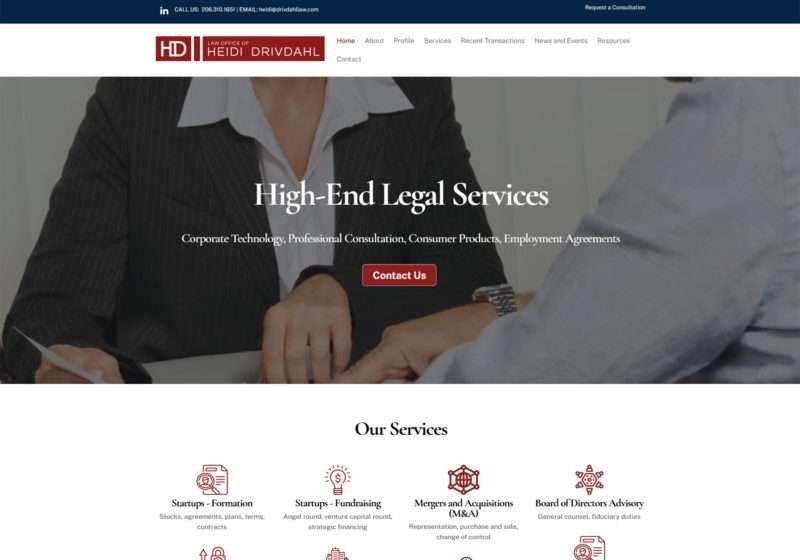 Corporate Attorney's Website